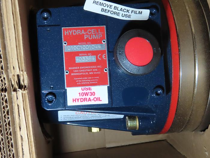 Used Wanner Engineering Hydra-Cell D10 Pump Wanner Engineering Hydra-Cell D10 Pump