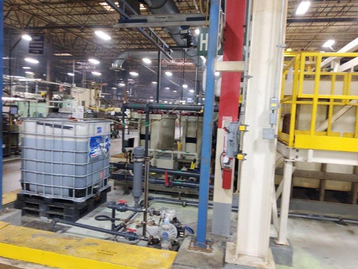 Used Price Walgren, Multi-Stage Zinc Nickle Plating Line