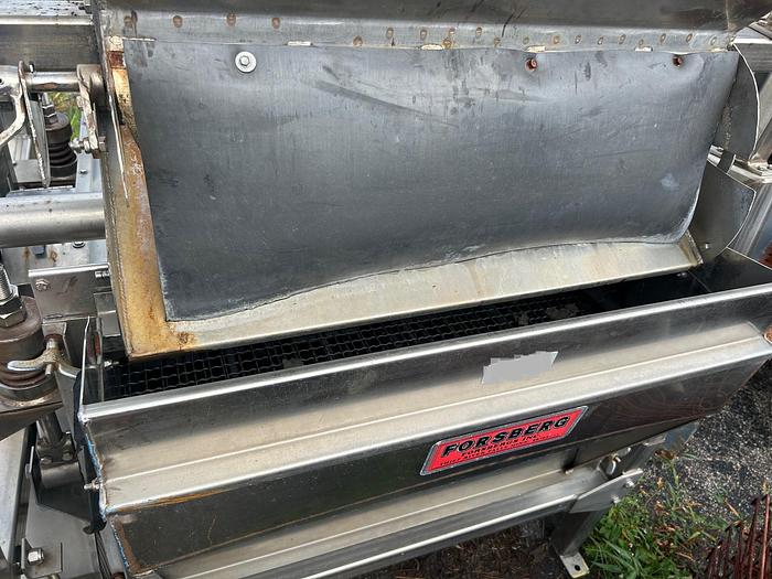 Used Forsberg 4800 Series Stainless Steel Screen Separator, Model: 4800-34