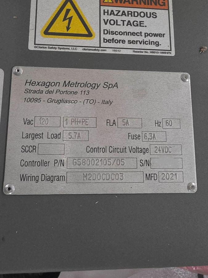 Used HEXAGON GLOBAL PERFORMANCE 12.15.10 CMM