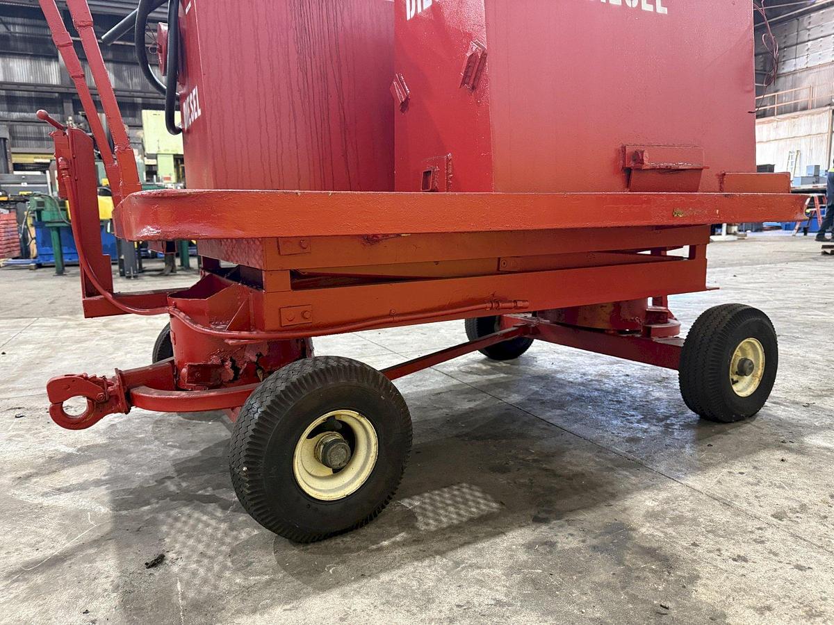 Used 2 TANK DIESEL GAS ROLLING TRANSFER TOW CART