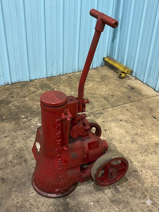 Used (2) 100 TON DUFF NORTON MODEL #126-CMJ AIR MOTOR JACKS, 13.75" LIFT