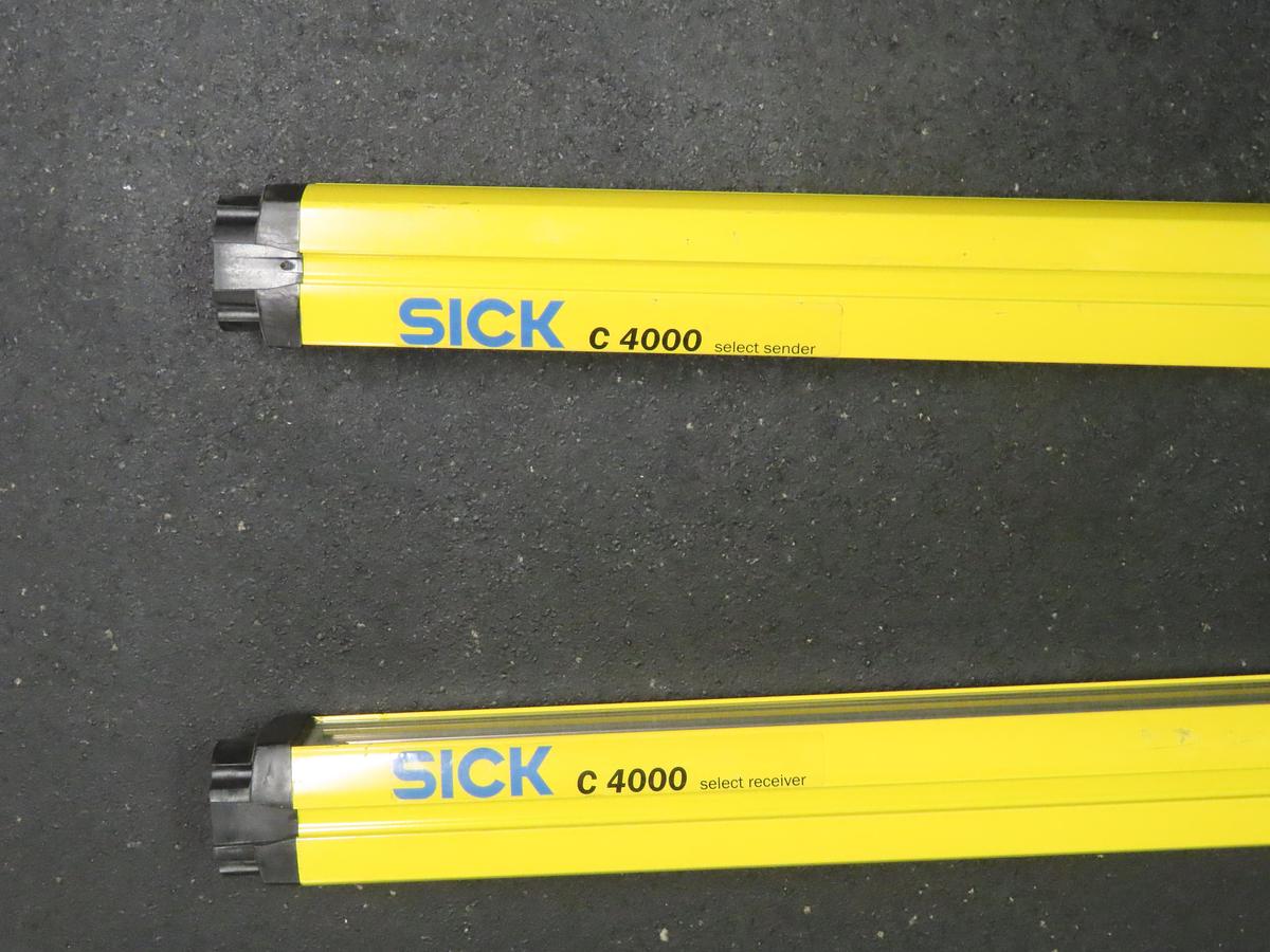 Used Sick XC40E-1203A0A0CBC0 & Sick XC40S-1203A0A00BA0 Light Curtains C4000