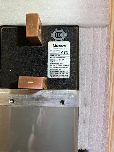 Used AMADA MIYACHI IT-4040HF-3 TRANSFORMER 40kVA