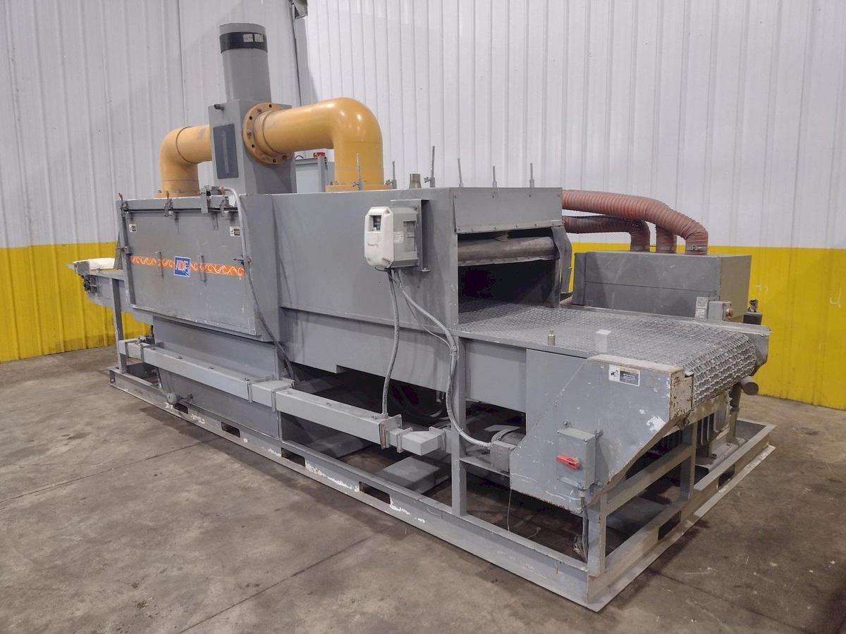 Used 30” W X 18" H ADF 2 STAGE CONVEYOR TUNNEL TYPE STAINLESS STEEL PARTS WASHER