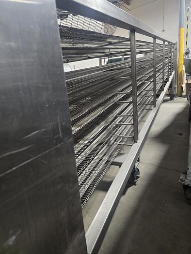 Used Machine Masters Corn Tortilla Line - Sheeter, Corn Oven, Cooling Conveyor & Counter-Stacker