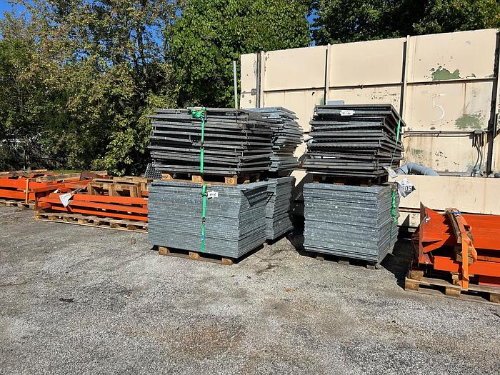 Used 60" x 36" Steel Grating (multiple pallets available)