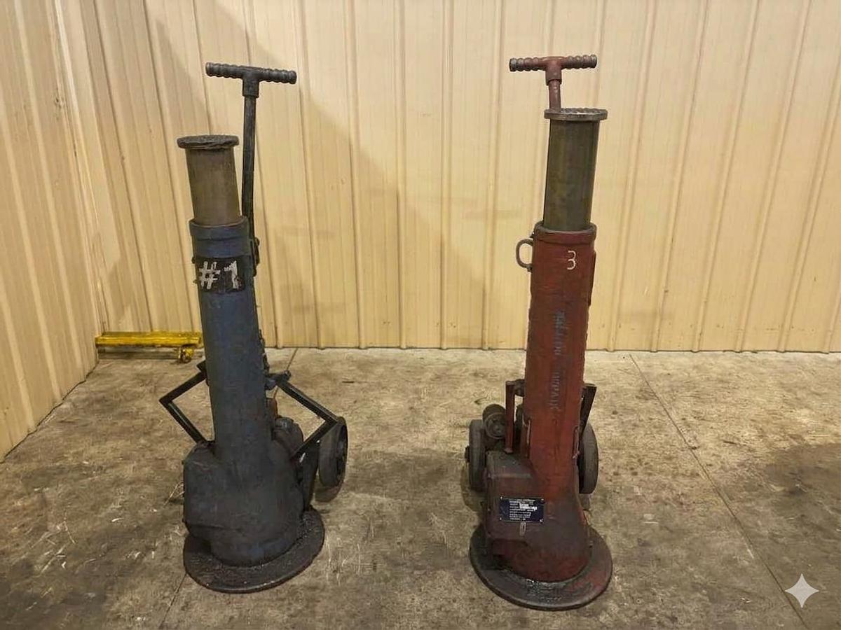 Used 100-Ton Duff Norton 126-CMJ Air Motor Jacks, 13.75" Lift (2 Units)