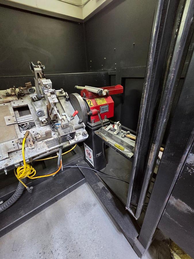 Used Fanuc Welding Cell with Trunnion Table