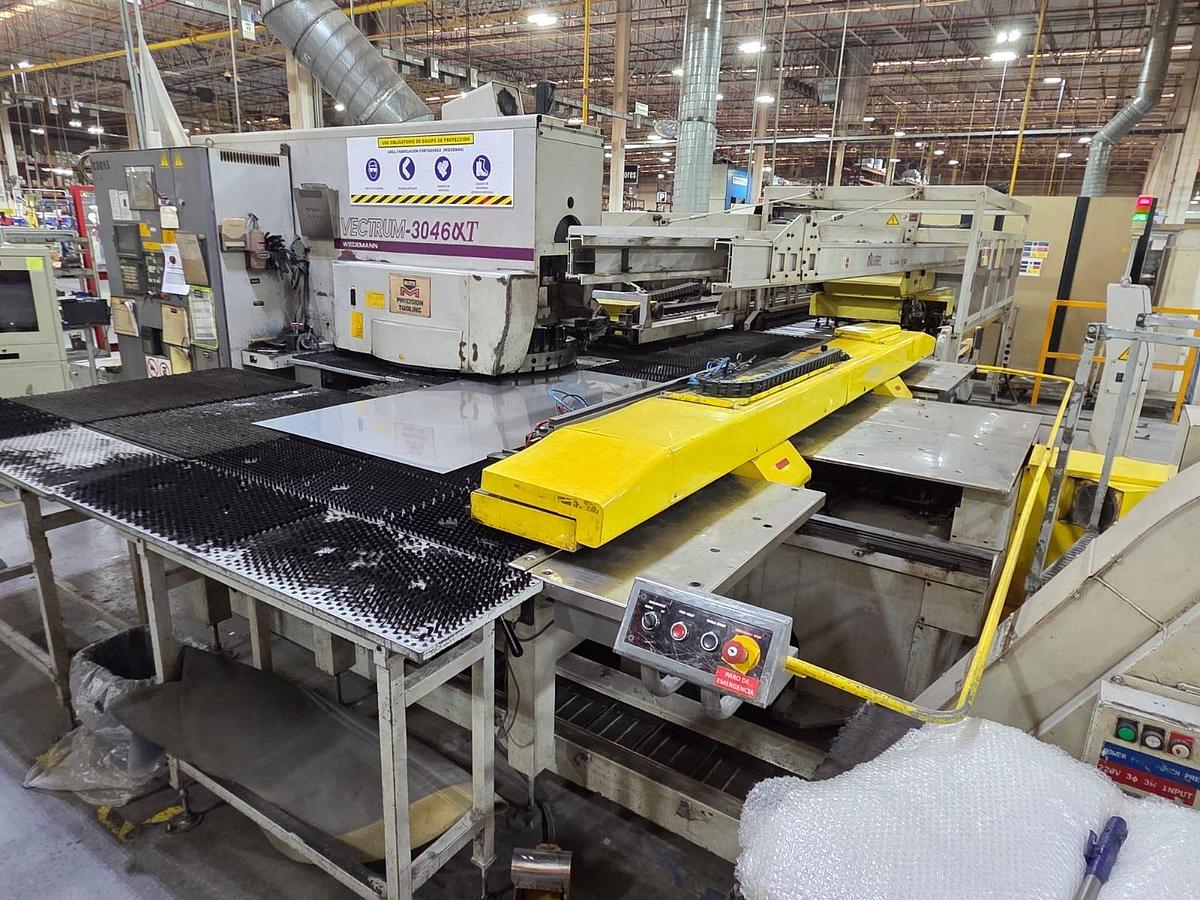Used 33-Ton Wiedemann-Muratec CNC Turret Punch, Model: Vectrum-3046 Alpha XT
