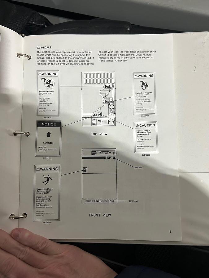 Used 25 HP Ingersoll Rand, Model: SSR-EP25SE Rotary Screw Air Compressor