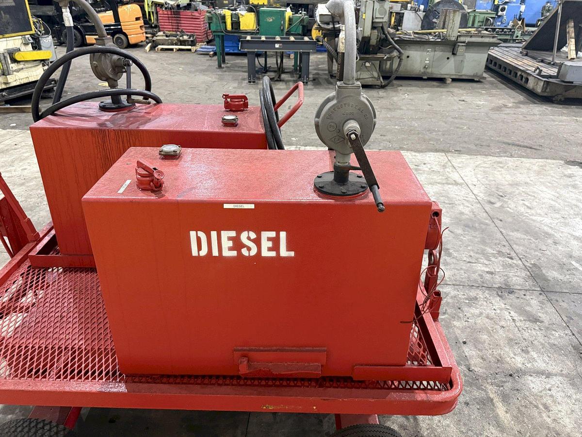 Used 2 TANK DIESEL GAS ROLLING TRANSFER TOW CART