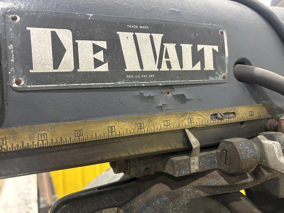Used 5 HP DEWALT MODEL GE RADIAL ARM SAW