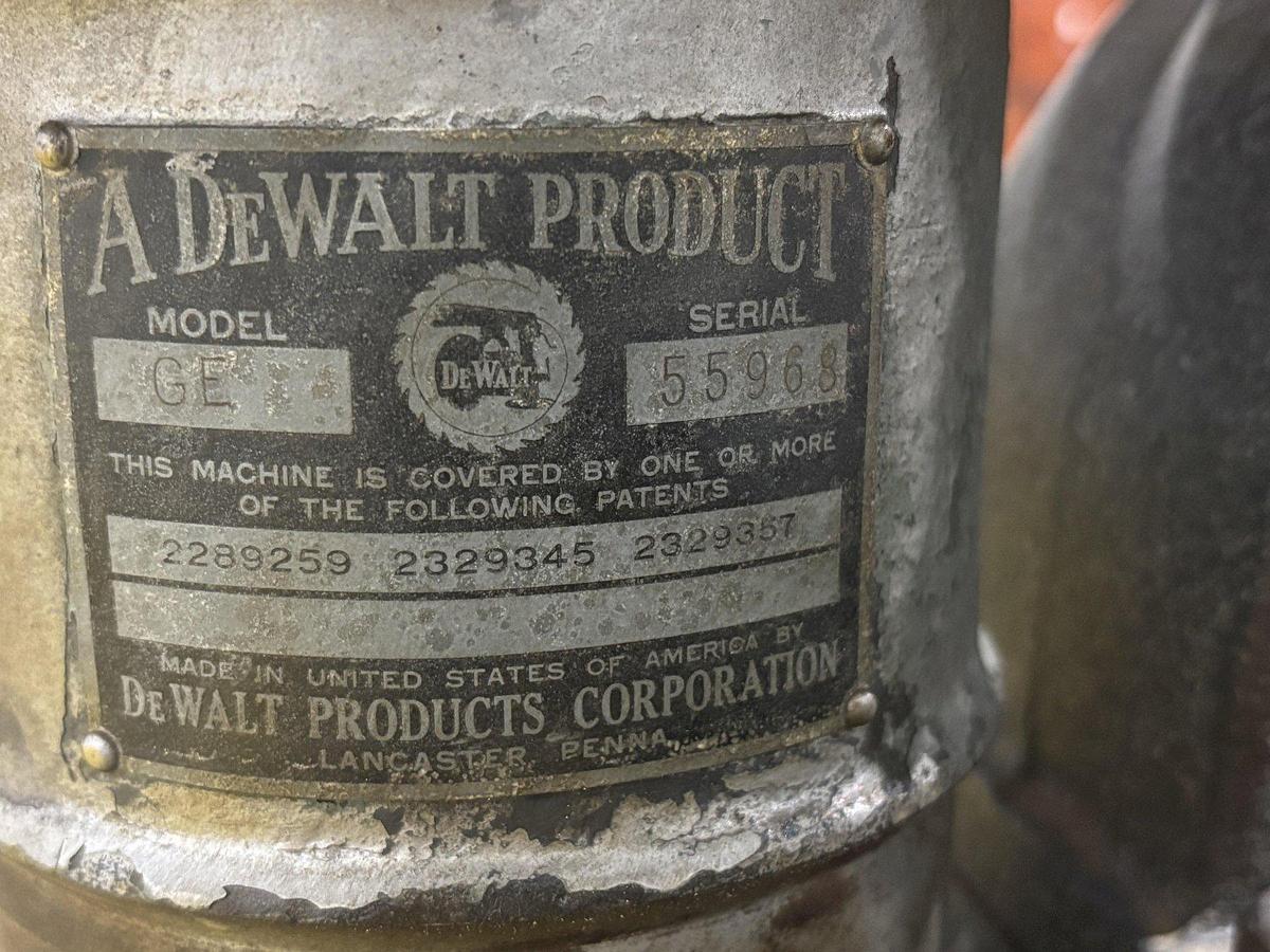 Used 5 HP DEWALT MODEL GE RADIAL ARM SAW