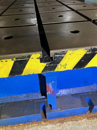 Used T-Slotted Floor Plate 24'L x 64" W x 21" H (3 Available)