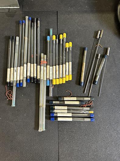 Used Large Lot of Various New Gun Drills Eldorado Tool Drill Masters, 120+ Gun Drills