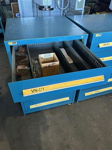 Used 5-Drawer Vidmar Storage Cabinet, 30" x 27.5" x 44.5" High