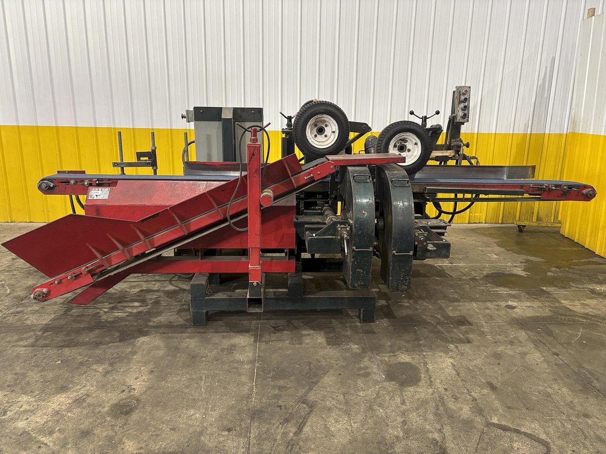Used Morgan Multi-Head Re-Saw Pallet Making Saw