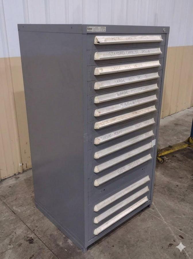 Used 15-Drawer Stanley Vidmar Cabinet