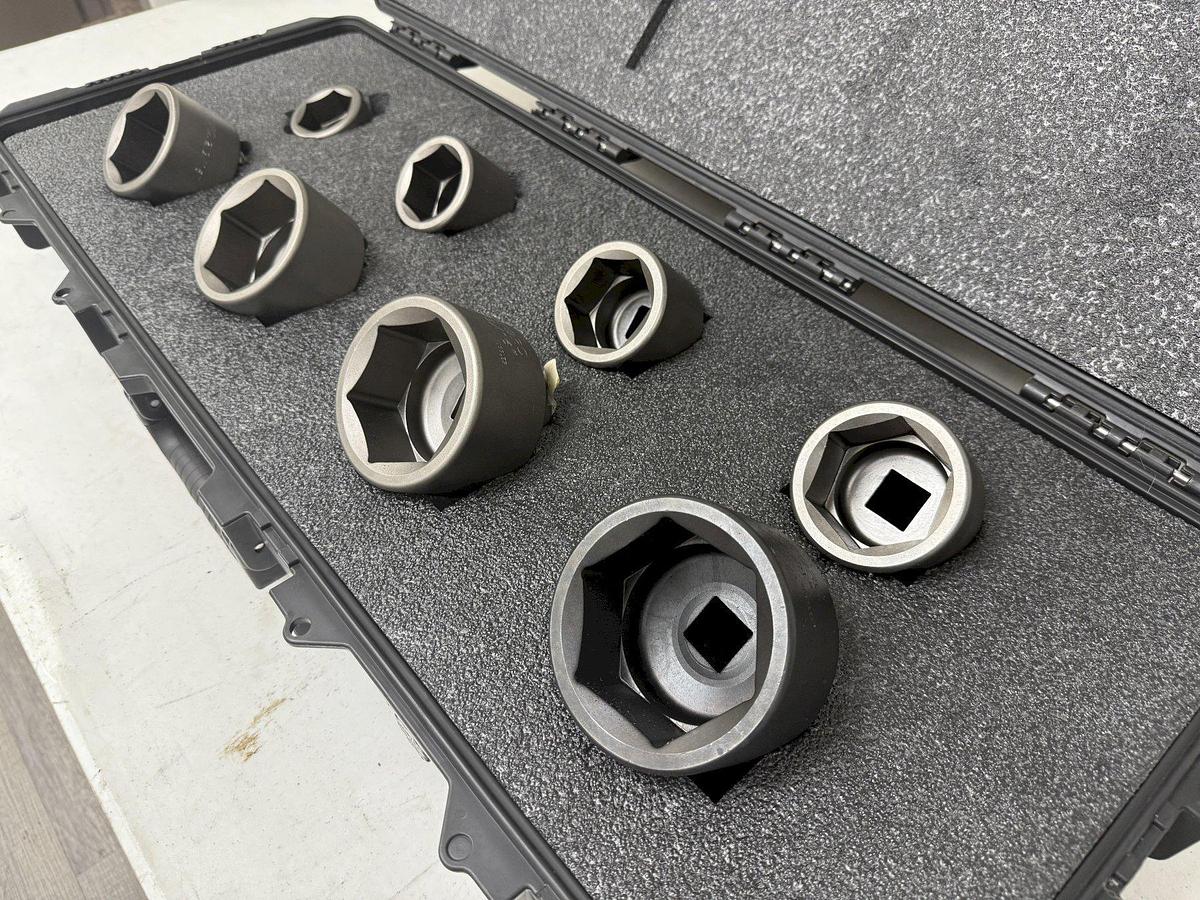 Used 1-13/16" to 3-1/8" HYTORC 1" HEX SOCKETS, FOR HYDRAULIC TORQUE WRENCH, 8 Units Available