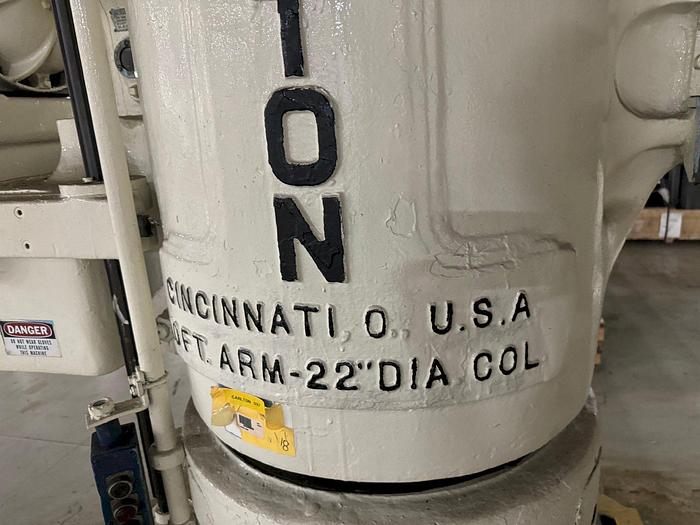 Used 10' X 22" CARLTON 5A RADIAL ARM DRILL.