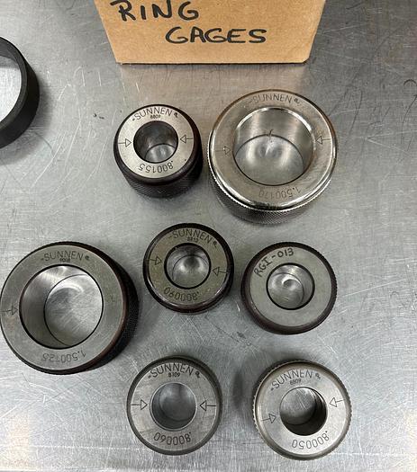 Used Sunnen Hone Ring Gages - Various Sizes