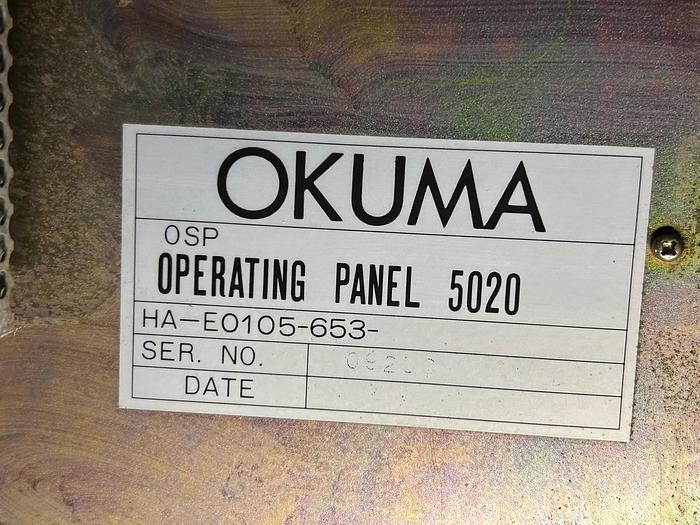Used Okuma OSP5020M Control Panel 