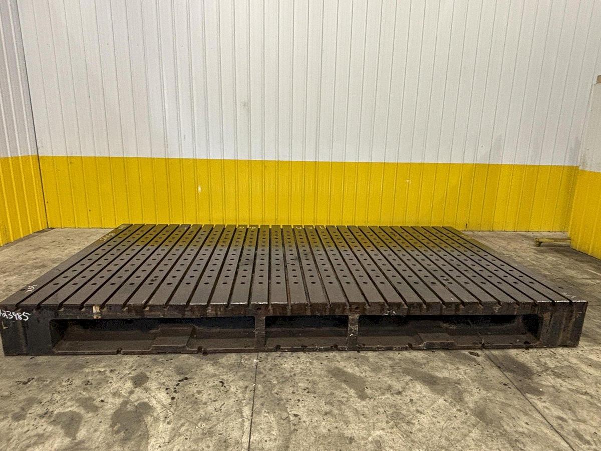 Used 15' x 8' T-Slotted Bolster Plate