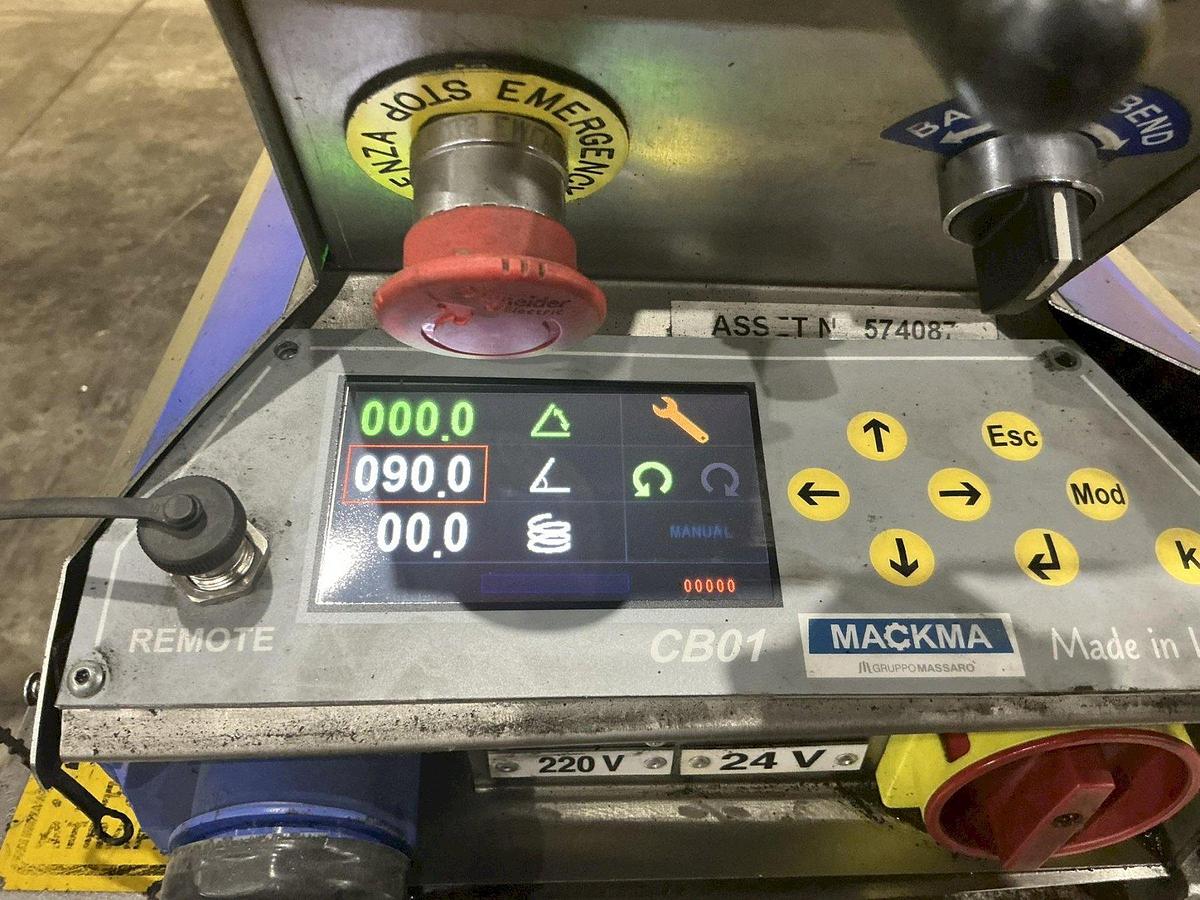 Used Mackma Portable Pipe Bender, Model BM 34