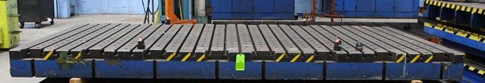 Used 180" x 90" x 11" T-Slotted Bloster Plate