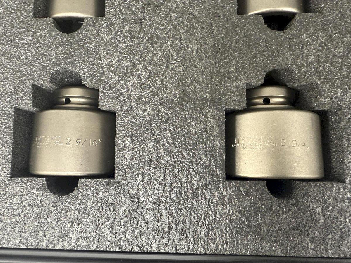 Used 1-13/16" to 3-1/8" HYTORC 1" HEX SOCKETS, FOR HYDRAULIC TORQUE WRENCH, 8 Units Available