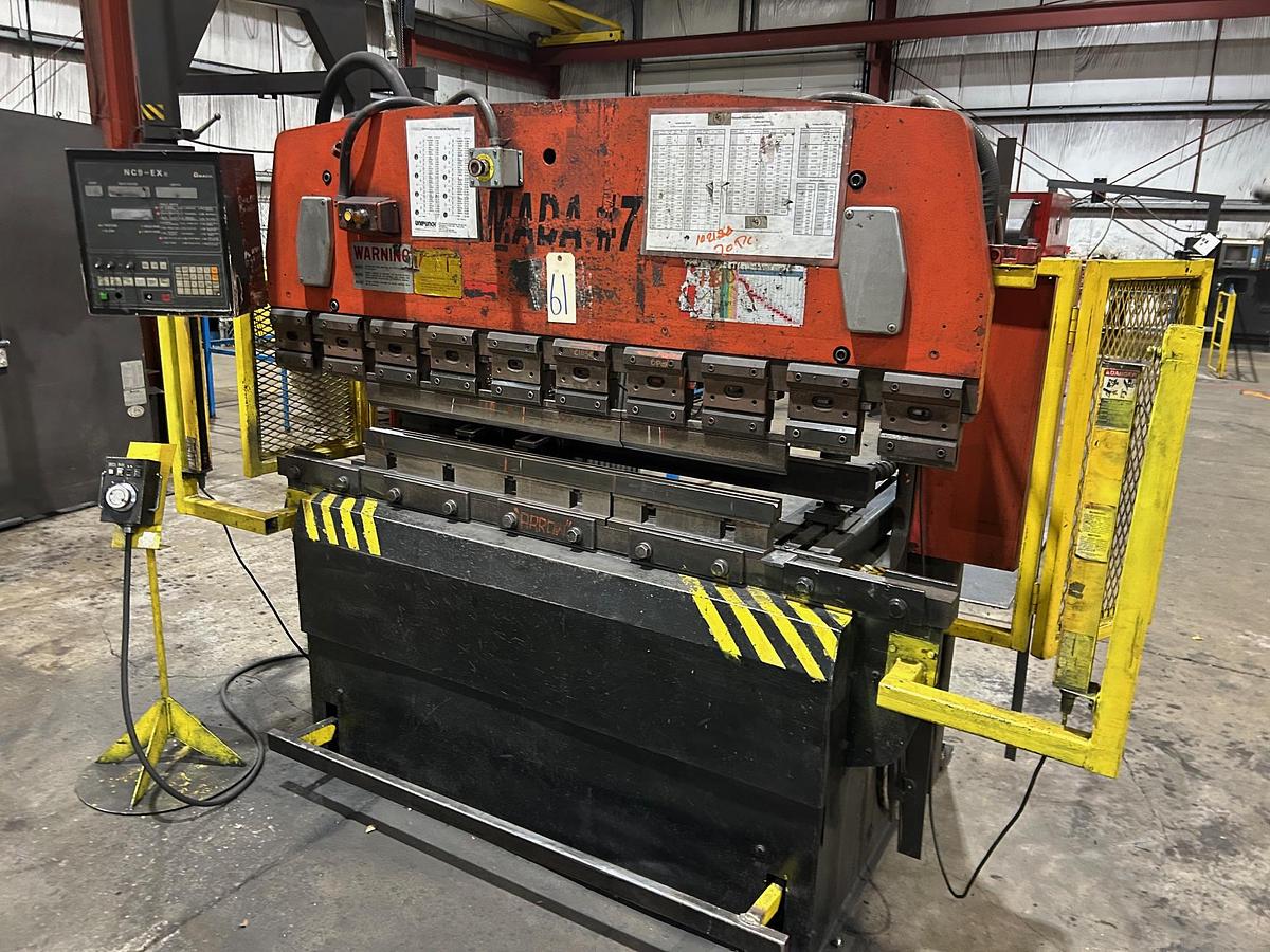 Used Auction of a Amada Fabrication Shop Closing, Press Brakes, Turret Punches, Welders & More!
