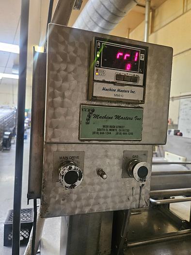 Used Machine Masters Corn Tortilla Line - Sheeter, Corn Oven, Cooling Conveyor & Counter-Stacker