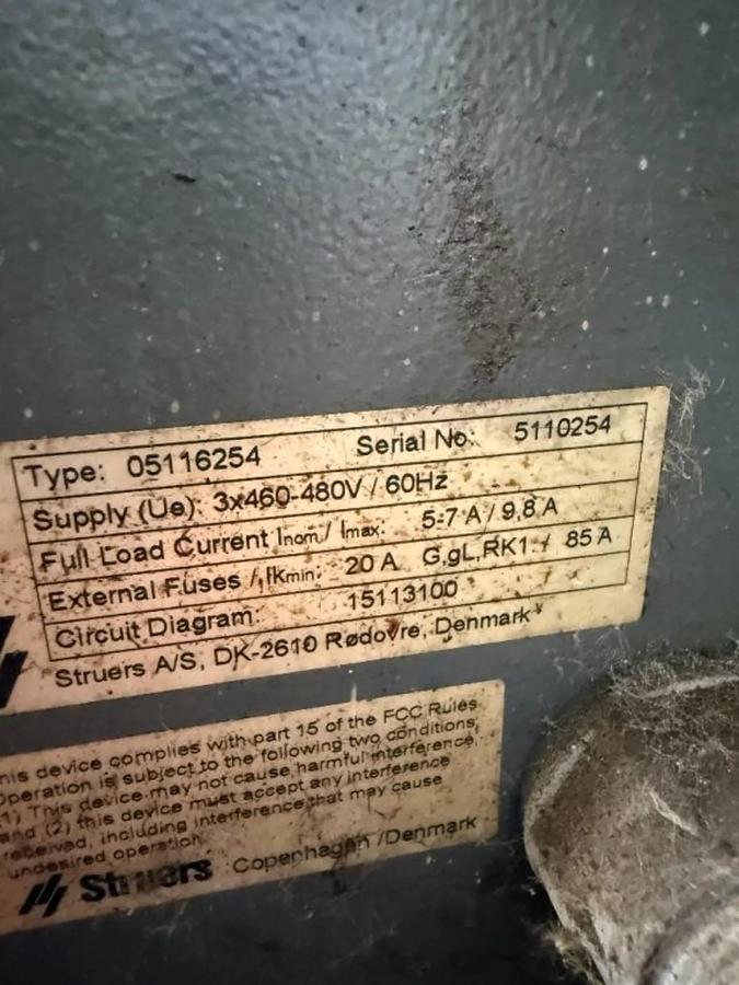 Struers Discotom-5 Cutoff Saw
