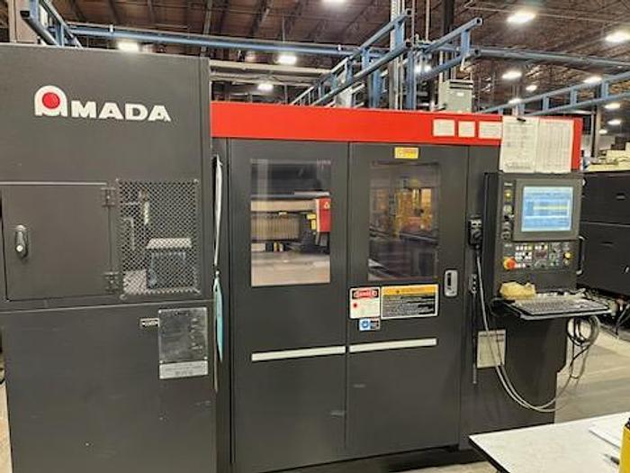 Used 2014 4,000-Watt Amada Laser, Model: LCG-3015 CO2 Laser