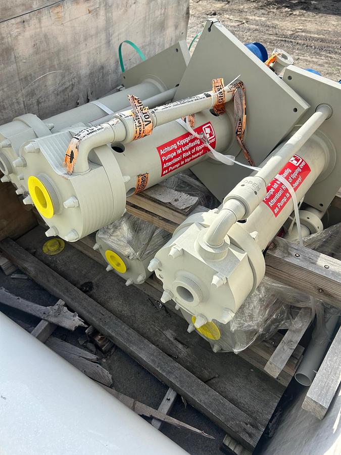 Used Munsch Vertical Cantilever Pump, Model: TPC-M-50-32-125 (6 Available)