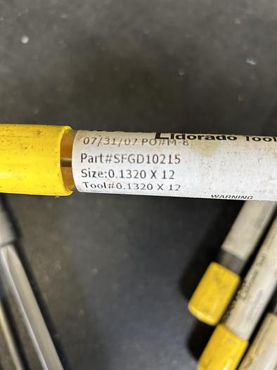 Used Large Lot of Various New Gun Drills Eldorado Tool Drill Masters, 120+ Gun Drills