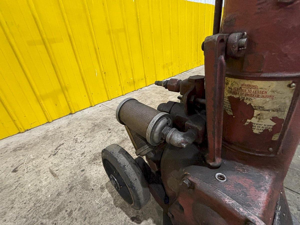 Used (2) 100 TON DUFF NORTON MODEL #144-CMJ AIR MOTOR JACKS, 30" LIFT