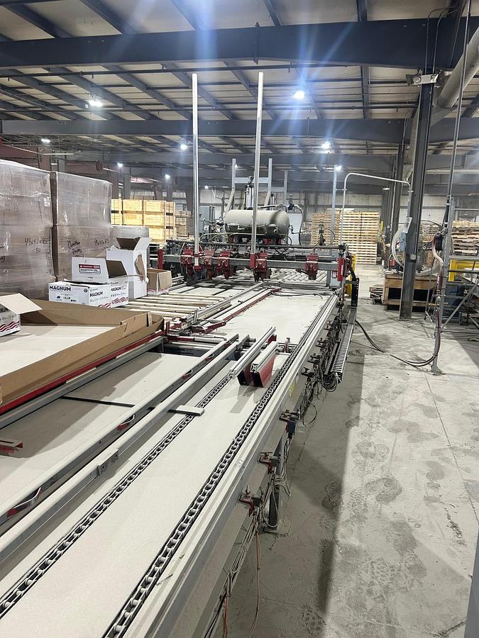 Used 2012 Stutzman Manufacturing, Woodpecker Pallet Nailing Machine, Model: 64"x108"