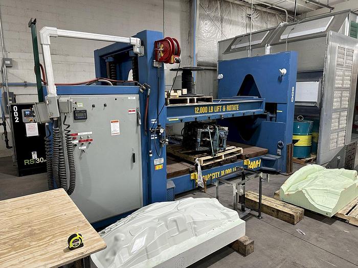 Used 18,000 LB ALLEGHENY DS-180-96-48 ROTATING DIE HANDLER SEPARATOR