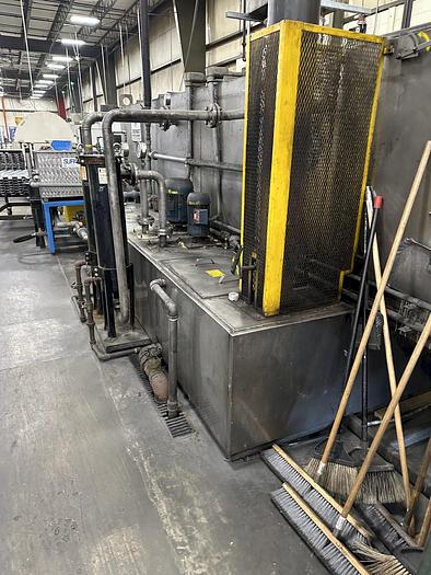 Used 3-STAGE CINCINNATI  GAS FIRED STAINLESS STEEL BELT WASHER (2015)