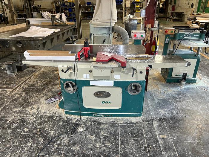 Used Grizzly G0609X - 12" x 84" Jointer w/ Spiral Cutterhead