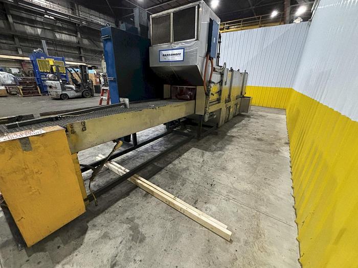 Used 3-Stage Ransohoff Stainless Steel Belt Washer with 24" wide Conveyor