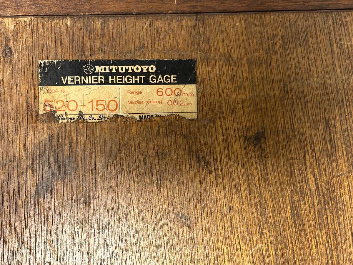 Used Mitutoyo Vernier Height Gage, Model: 520-150