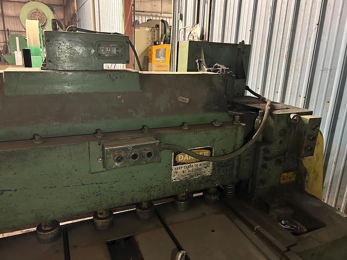 Used 10′ x 1/4″ Used Wysong Mechanical Shear
