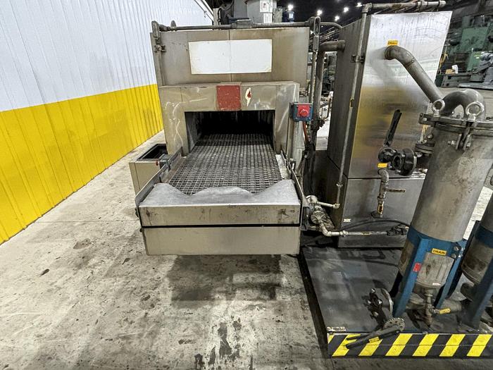 Used 3-Stage Ransohoff Stainless Steel Belt Washer with 24" wide Conveyor