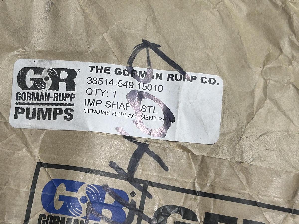 Used Gorman-Rupp 38514-549 Impeller Shaft