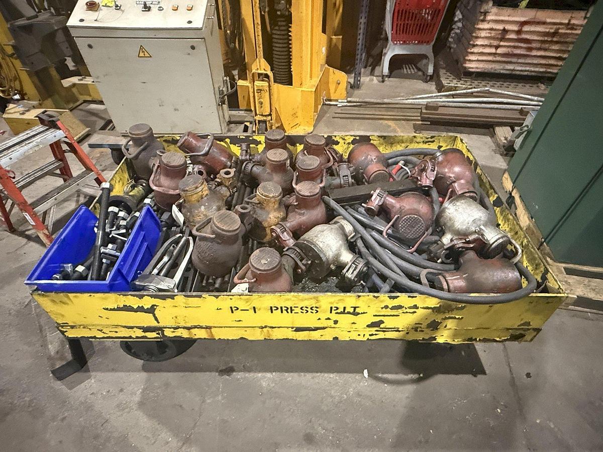 Used (4) 50 TON DUFF NORTON MODEL #5010-C RATCHET JACKS, 4.5” LIFT