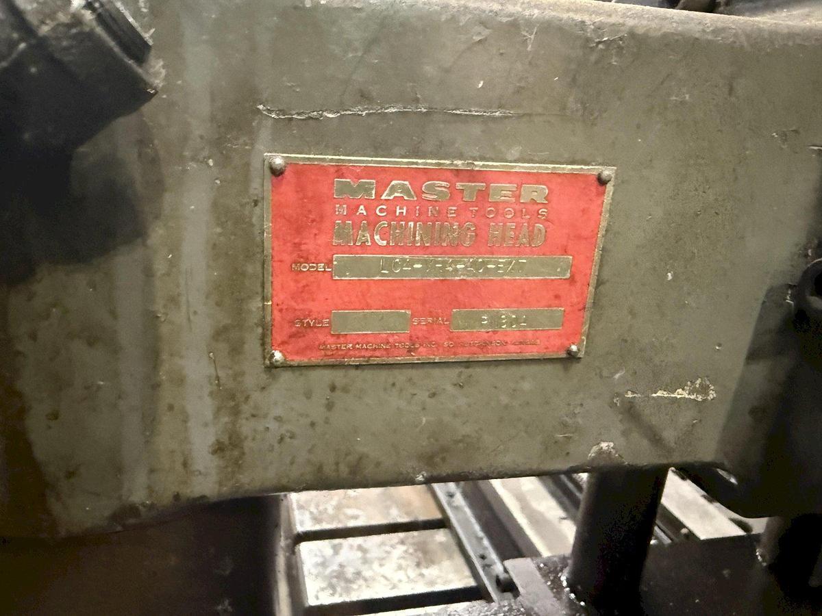 Used 40 TAPER MASTER MACHINE TOOLS PORTABLE HYDRAULIC MILL WITH CROSSLIDE & T-SLOTTED BASE TABLE: