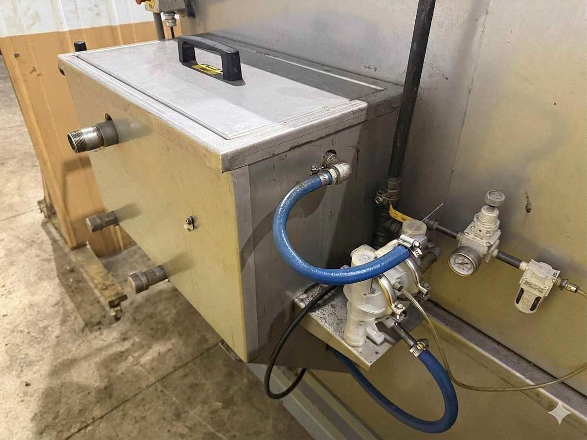 Used JENFAB STAINLESS MODEL # LJ 19" ROTARY DRUM WASH / RINSE/ DRY PARTS WASHER SYSTEM